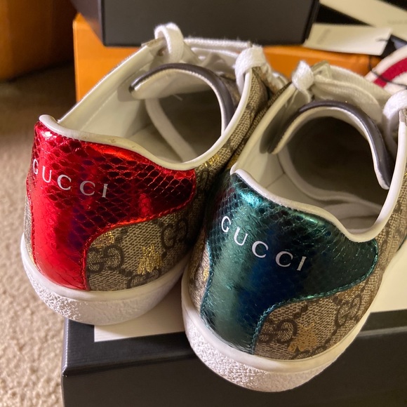 Women's Ace GG Supreme sneaker with bees - Picture 3 of 5